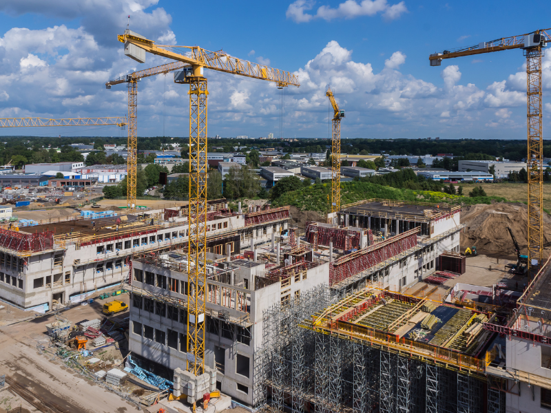 Image de travailleurs de la construction commerciale