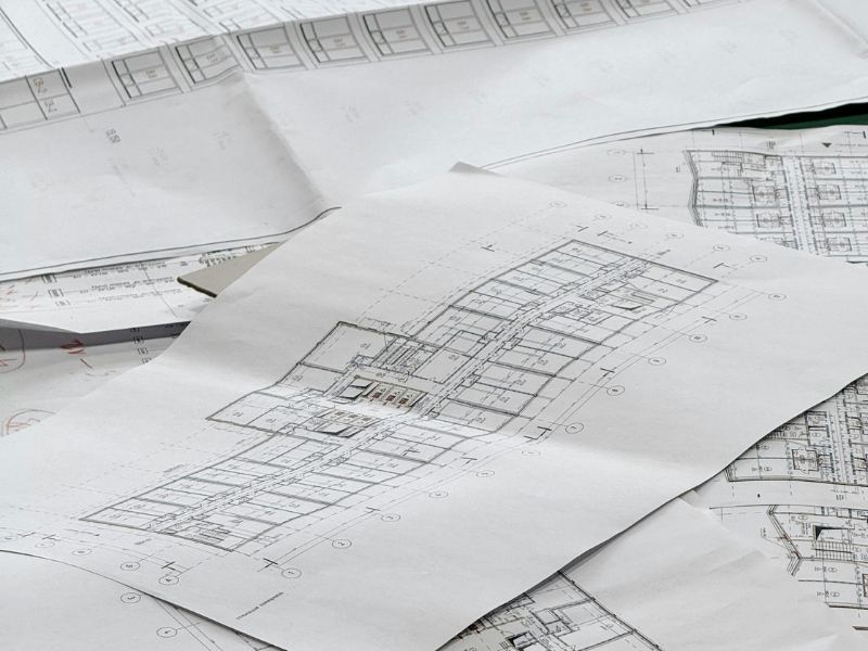 Image de plans de construction